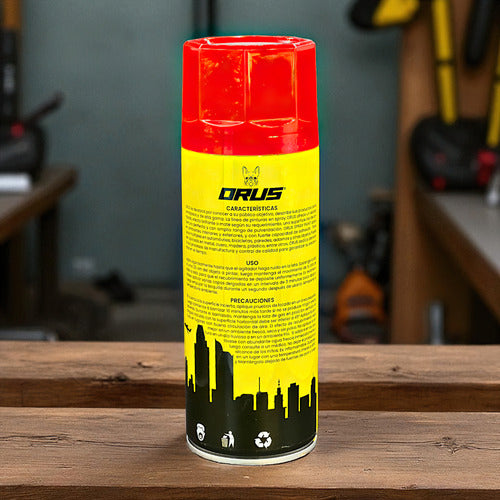 Pintura En Spray Fluorescente 400ml Orus