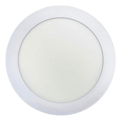 Panel Led Redondo Plano Lumistar 12w Luz Calida Par Empotrar