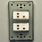 Interruptor Doble Elite 3 Way Plata Lumistar