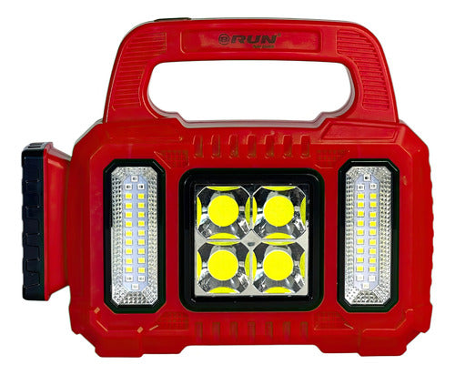 Lampara Led De Emergencia 10w Recargable Solar Run