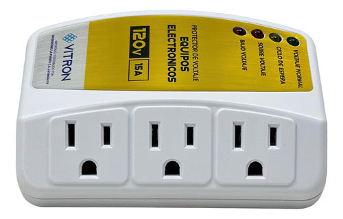 Protector De Voltaje Equipos Electrónicos Vitron 120v