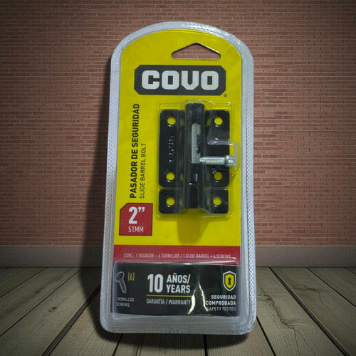 Pasador De Puertas Covo 2'' Cerrojo