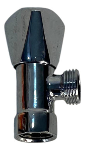 Llave De Arresto 1/2  X 1/2  Manilla Metalica Run
