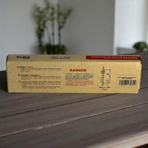 Cerradura De Embutir 25mm 83 Ranger Visalock CISA