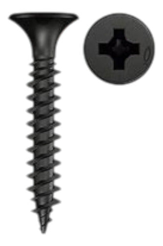 Tornillos Para Drywall 6x1/2  Rosca Gruesa Paq 100 Und Vert