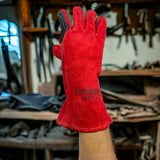 Guantes De Carnaza Largo 14" Hoteche