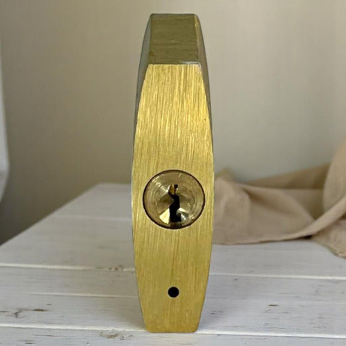 Candado De Hierro 60mm Dorado Roma Visalock CISA