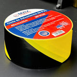 Cinta De Seguridad Advertencia 25mtx48mm Max Fuerte