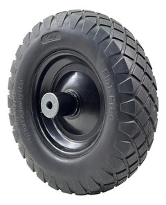 Rueda Caucho Para Carretilla Rutel Semi Neumÿtica 16"