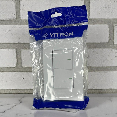 Interruptor Sencillo Blanco Vitron