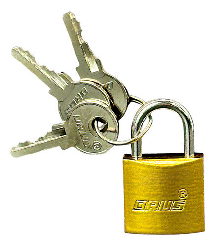 Candado De Bronce 30mm Orus