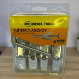 Ramplug Mariposa 3/8" 4pza Diesel Tools