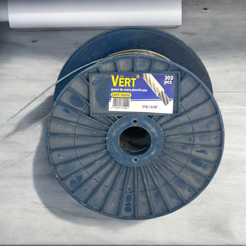Guaya Acero Galvanizado Forrada 1/16 X 3/32 Por Metro Vert