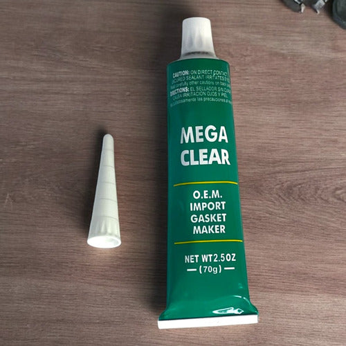 Silicón Pega Gris Transparente 85g Mega Grey