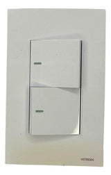 Interruptor Sencillo Blanco Vitron