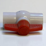 Llave De Paso 1/2'' Lisa PVC Pesada Atouan