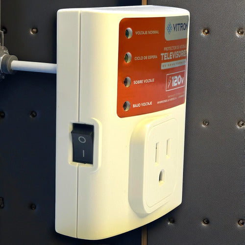 Protector De Voltaje De Gran Formato Vitron 120v