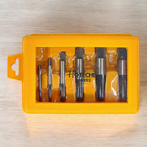 Juego Extractor Pernos Tornillos Dañados Broca 8pcs Hoteche