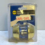 Cerradura Llave-llave Dorado Acero Brillante