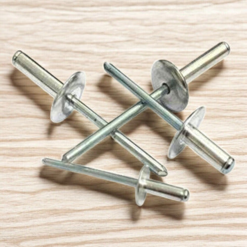 Remache Aluminio Ala Ancha (5/32x1/2) Pack de 10und