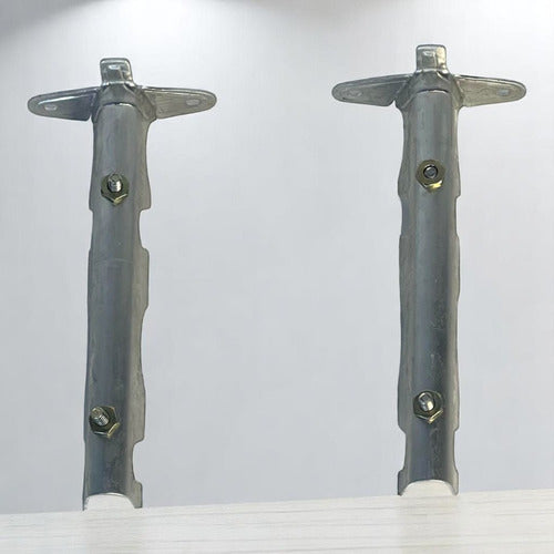 Soporte Cortinero 1/2  P/pared Doble (par) Aluminio Sufein