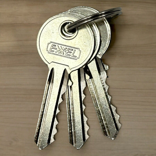 Cilindro De Seguridad Tipo Pera 60 Mm Multilock De Puerta