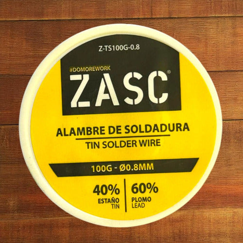 Estaño Alambre Para Soldar De 100grx0.80mm Zasc