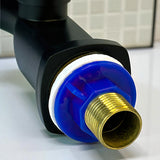 Llave Griferia De Lavamanos Negro Mate Orus