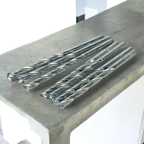 Brocas Para Concreto Set De 10pzas 1/4  Pack 3und Exxel