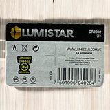 Pilas Batería Botón Cr2032 3v Lithium Lumistar