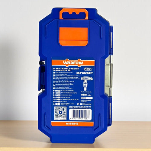 Juego De Destornilladores Mango T 45 Pzas Wadfow