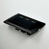 Interruptor Triple Negro Mate 10amp Orus