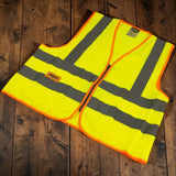 Chaleco Reflectivo De Seguridad Amarillo Talla Xl Ingco