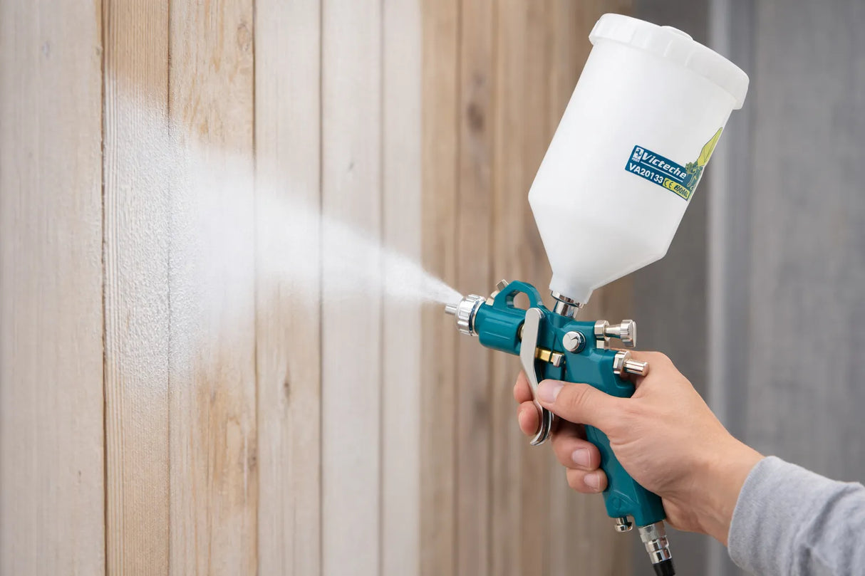 Pistola Para Pintar Metalica Tanque De Gravedad Victeche