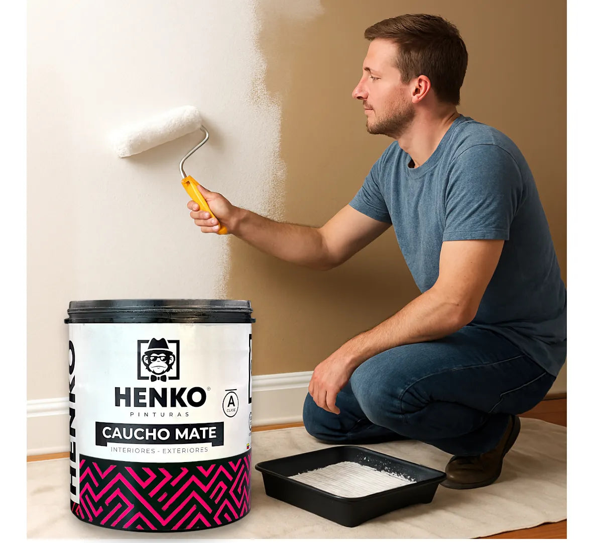 Pintura Caucho Galon Clase A Henko - GASKA