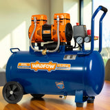 Compresor De Aire 50 Litros 1.6hp Sin Aceite Wadfow
