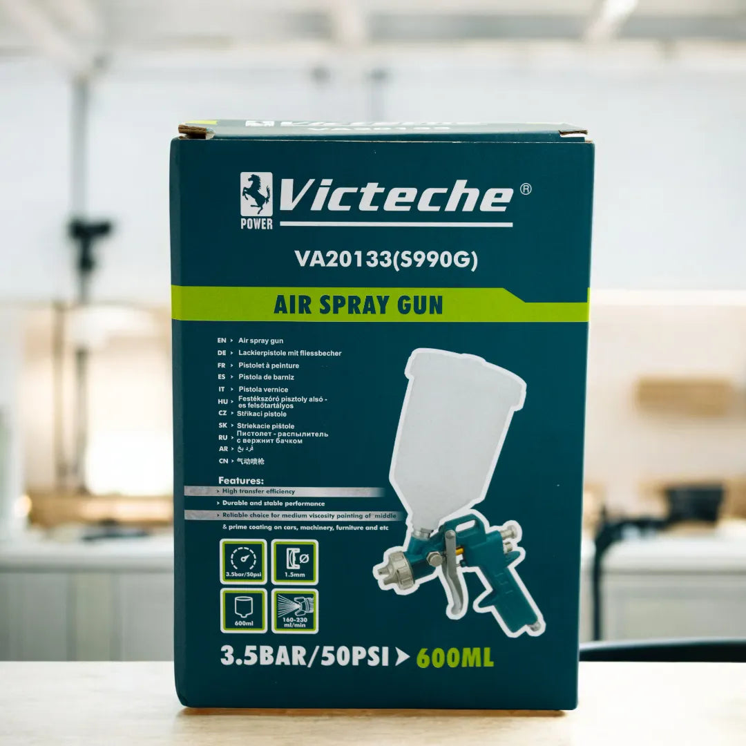 Pistola Para Pintar Metalica Tanque De Gravedad Victeche