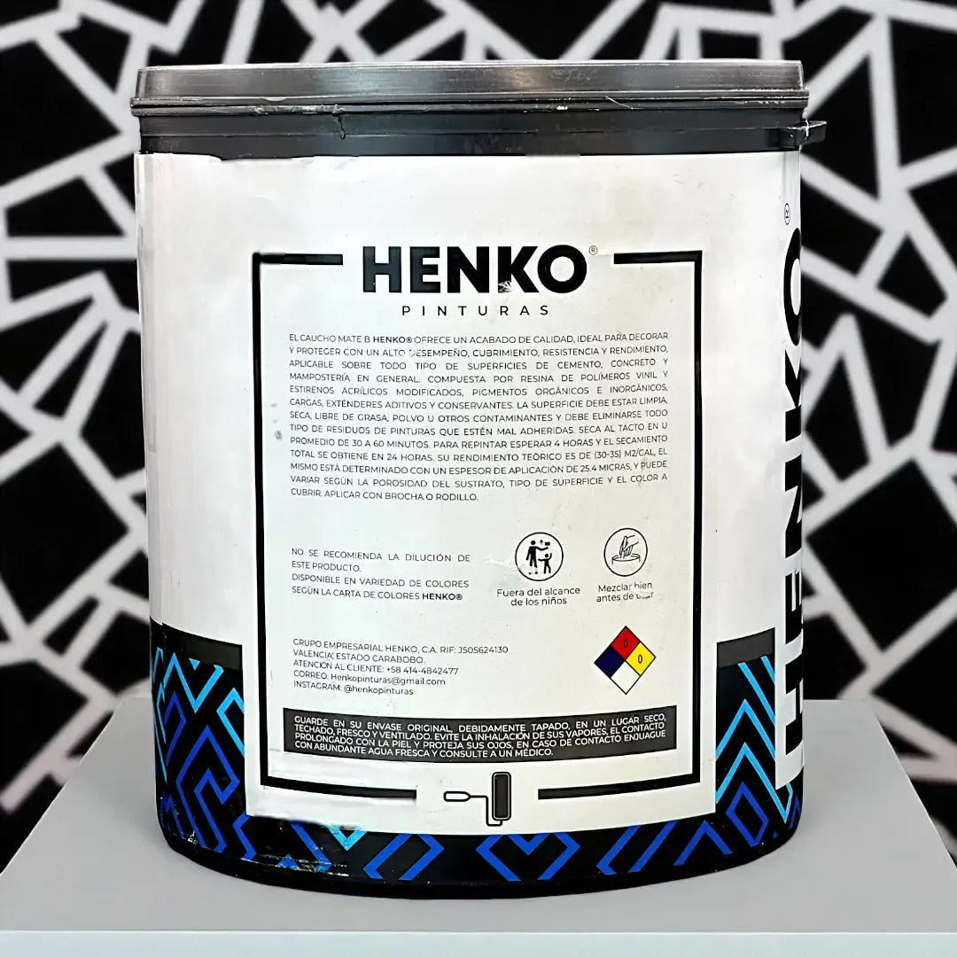 Pintura Caucho Galon Clase B Henko