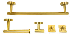 Set De Accesorios Para Baños Dorado 5 Piezas Dorado Mafaucet