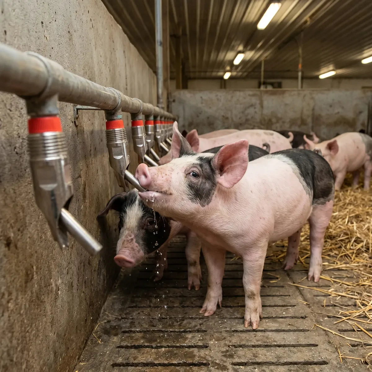 Bebederos Cerdos 1/2 Acero Inoxidable Marrano Cochino Exxel