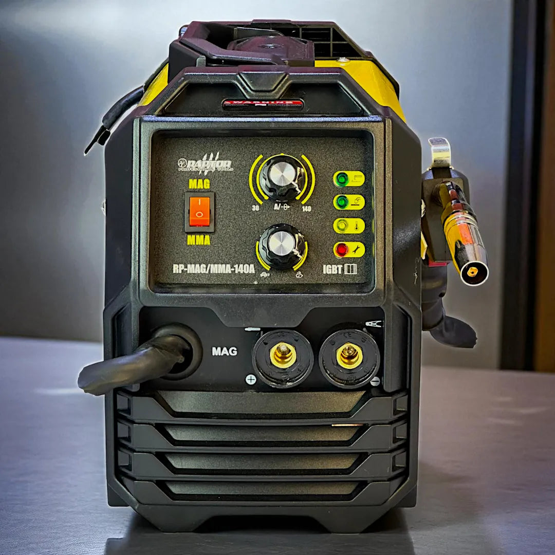 MAQUINA DE SOLDAR DE NUCLEO DE FLUJO 140A RAPTOR - GASKA