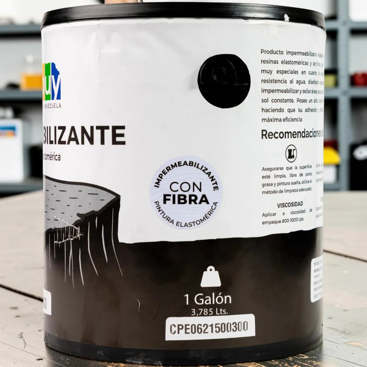Pintura Impermeabilizante Base Fibrado Galón Tepuy