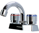 Llave Lavamanos Doble Cuello Cisne Faguax