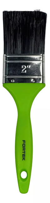 Brocha 2" Mango Plastico Verde Fortek