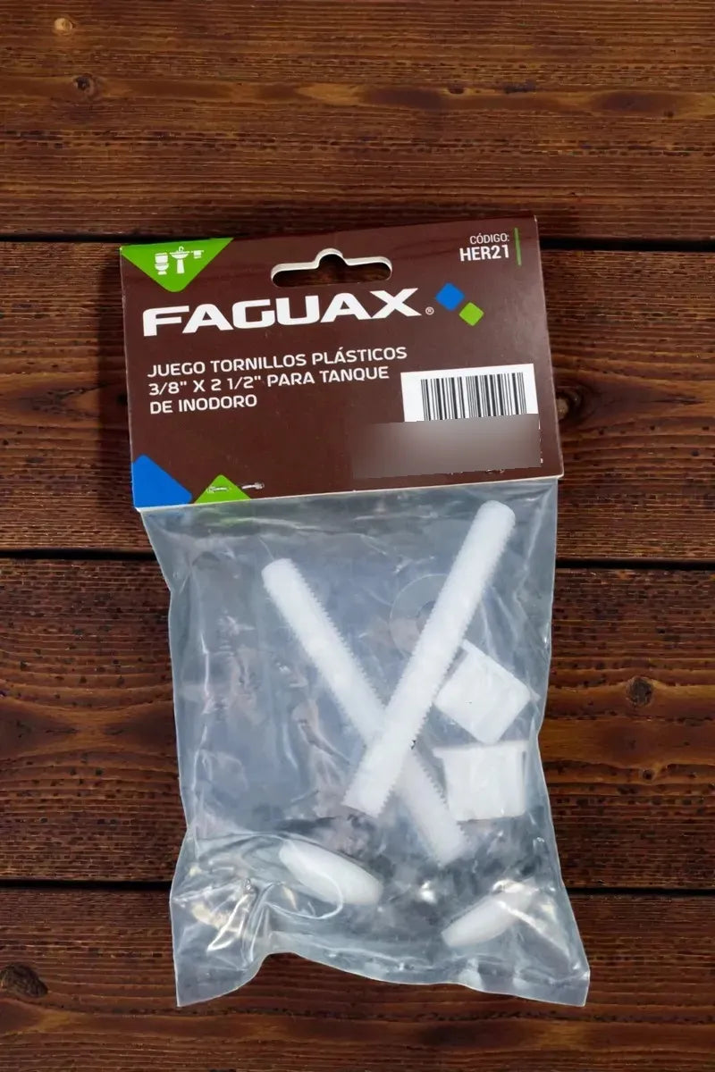 Tornillos Pvc Para Asiento Tapa Poceta Inodoro Faguax - GASKA
