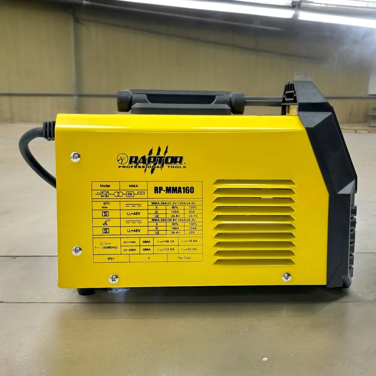 MAQUINA DE SOLDAR INVERTER 160AMP RAPTOR - GASKA
