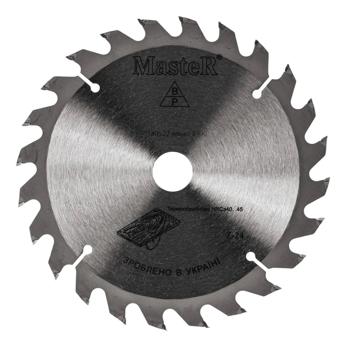 Disco De Sierra Circular 7'' 180mm 24 Dientes Madera Master