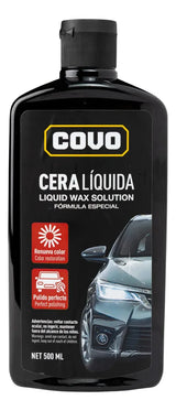 Cera O Pulitura Líquida Para Carros 500ml Covo