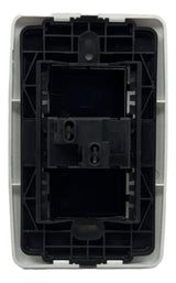 Interruptor Sencillo Moderna Plata 10AMP Lumistar
