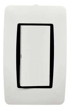 Interruptor Sencillo Moderna Blanco Lumistar